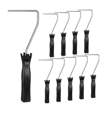 Applicator Kit: 10 Pcs 4 Inch Mini Paint Roller Handle (Amazon)