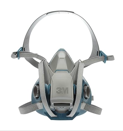 Applicators Kit: 3M Rugged Comfort Quick Latch Half Facepiece Reusable Respirator 6502QL (Amazon)